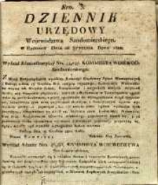 Dziennik Urzędowy Województwa Sandomierskiego, 1822, nr 3