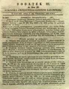 Dziennik Urzędowy Gubernii Radomskiej, 1849, nr 39, dod. III