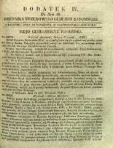 Dziennik Urzędowy Gubernii Radomskiej, 1849, nr 40, dod. IV