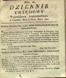 Dziennik Urzędowy Województwa Sandomierskiego, 1822, nr 16