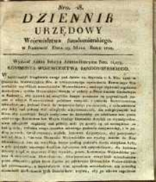 Dziennik Urzędowy Województwa Sandomierskiego, 1822, nr 18