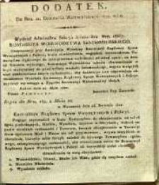 Dziennik Urzędowy Województwa Sandomierskiego, 1822, nr 21, dod.