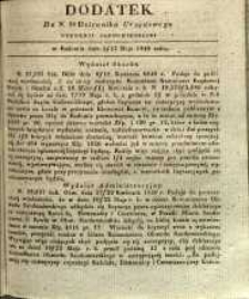 Dziennik Urzędowy Gubernii Sandomierskiej, 1840, nr 20, dod.