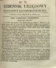 Dziennik Urzędowy Gubernii Sandomierskiej, 1840, nr 21