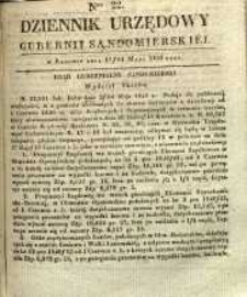 Dziennik Urzędowy Gubernii Sandomierskiej, 1840, nr 22
