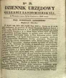 Dziennik Urzędowy Gubernii Sandomierskiej, 1840, nr 24
