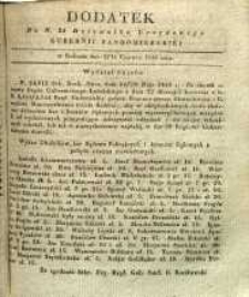 Dziennik Urzędowy Gubernii Sandomierskiej, 1840, nr 24, dod.