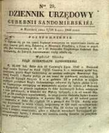 Dziennik Urzędowy Gubernii Sandomierskiej, 1840, nr 29