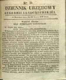 Dziennik Urzędowy Gubernii Sandomierskiej, 1840, nr 30