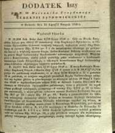 Dziennik Urzędowy Gubernii Sandomierskiej, 1840, nr 31, dod. I