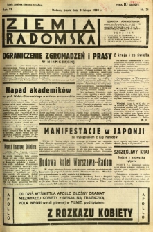 Ziemia Radomska, 1933, R. 6, nr 31