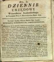 Dziennik Urzędowy Województwa Sandomierskiego, 1822, nr 37