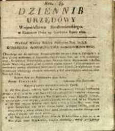 Dziennik Urzędowy Województwa Sandomierskiego, 1822, nr 49