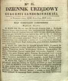 Dziennik Urzędowy Gubernii Sandomierskiej, 1840, nr 35