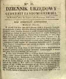 Dziennik Urzędowy Gubernii Sandomierskiej, 1840, nr 36