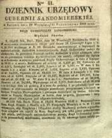 Dziennik Urzędowy Gubernii Sandomierskiej, 1840, nr 41