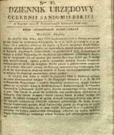 Dziennik Urzędowy Gubernii Sandomierskiej, 1840, nr 45