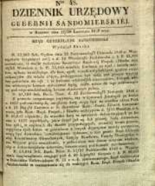 Dziennik Urzędowy Gubernii Sandomierskiej, 1840, nr 48