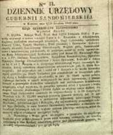 Dziennik Urzędowy Gubernii Sandomierskiej, 1840, nr 51