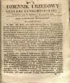 Dziennik Urzędowy Gubernii Sandomierskiej, 1841, nr 6