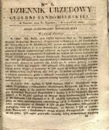 Dziennik Urzędowy Gubernii Sandomierskiej, 1841, nr 6