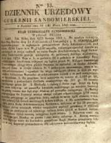 Dziennik Urzędowy Gubernii Sandomierskiej, 1841, nr 13