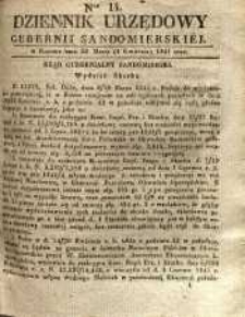 Dziennik Urzędowy Gubernii Sandomierskiej, 1841, nr 14
