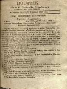 Dziennik Urzędowy Gubernii Sandomierskiej, 1841, nr 17, dod. I