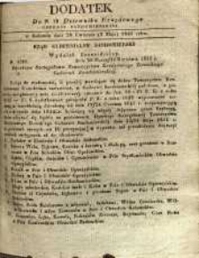 Dziennik Urzędowy Gubernii Sandomierskiej, 1841, nr 18, dod. I