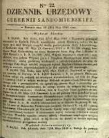 Dziennik Urzędowy Gubernii Sandomierskiej, 1841, nr 22