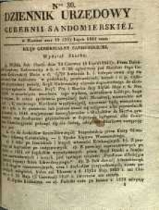Dziennik Urzędowy Gubernii Sandomierskiej, 1841, nr 30