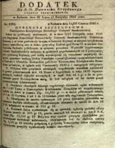 Dziennik Urzędowy Gubernii Sandomierskiej, 1841, nr 31, dod. II