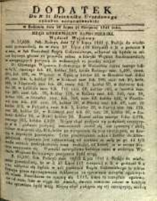 Dziennik Urzędowy Gubernii Sandomierskiej, 1841, nr 31, dod. VI