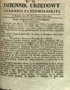 Dziennik Urzędowy Gubernii Sandomierskiej, 1841, nr 34