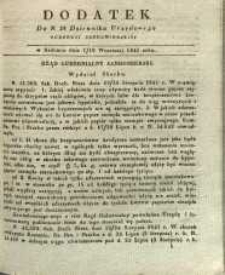 Dziennik Urzędowy Gubernii Sandomierskiej, 1841, nr 38, dod.