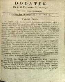 Dziennik Urzędowy Gubernii Sandomierskiej, 1841, nr 49, dod.