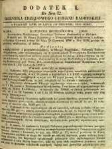Dziennik Urzędowy Gubernii Radomskiej, 1850, nr 32, dod. I