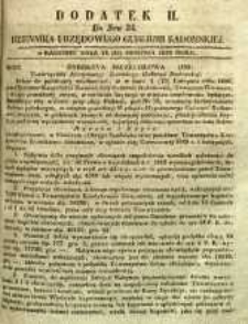 Dziennik Urzędowy Gubernii Radomskiej, 1850, nr 34, dod. II