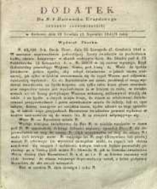 Dziennik Urzędowy Gubernii Sandomierskiej, 1842, nr 1, dod.