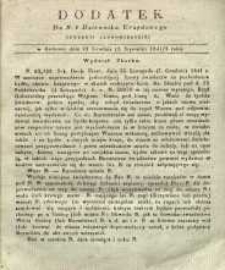 Dziennik Urzędowy Gubernii Sandomierskiej, 1842, nr 1, dod.