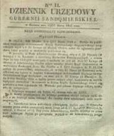 Dziennik Urzędowy Gubernii Sandomierskiej, 1842, nr 13
