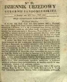 Dziennik Urzędowy Gubernii Sandomierskiej, 1842, nr 29