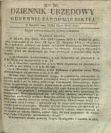 Dziennik Urzędowy Gubernii Sandomierskiej, 1842, nr 30
