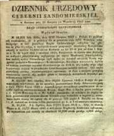 Dziennik Urzędowy Gubernii Sandomierskiej, 1842, nr 36