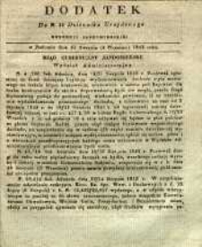 Dziennik Urzędowy Gubernii Sandomierskiej, 1842, nr 36, dod.