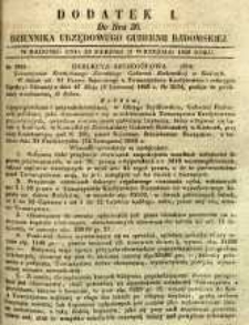 Dziennik Urzędowy Gubernii Radomskiej, 1850, nr 36, dod. I