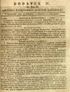 Dziennik Urzędowy Gubernii Radomskiej, 1850, nr 36, dod. IV