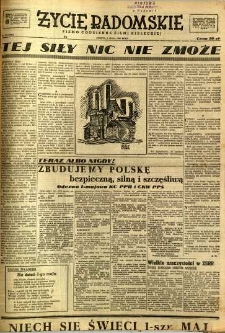 Życie Radomskie, 1948, nr 119