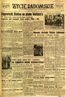 Życie Radomskie, 1948, nr 136