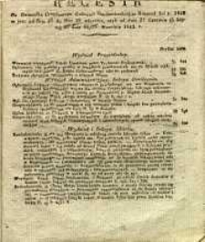 Regestr do Dziennika Urzędowego Gubernii Sandomierskiej za Kwartał 3ci r. 1842 to jest : od Nru 27 do Nru 39 włącznie, czyli od dnia 3 Lipca do dnia 25 Września 1842 r. 1842 r.